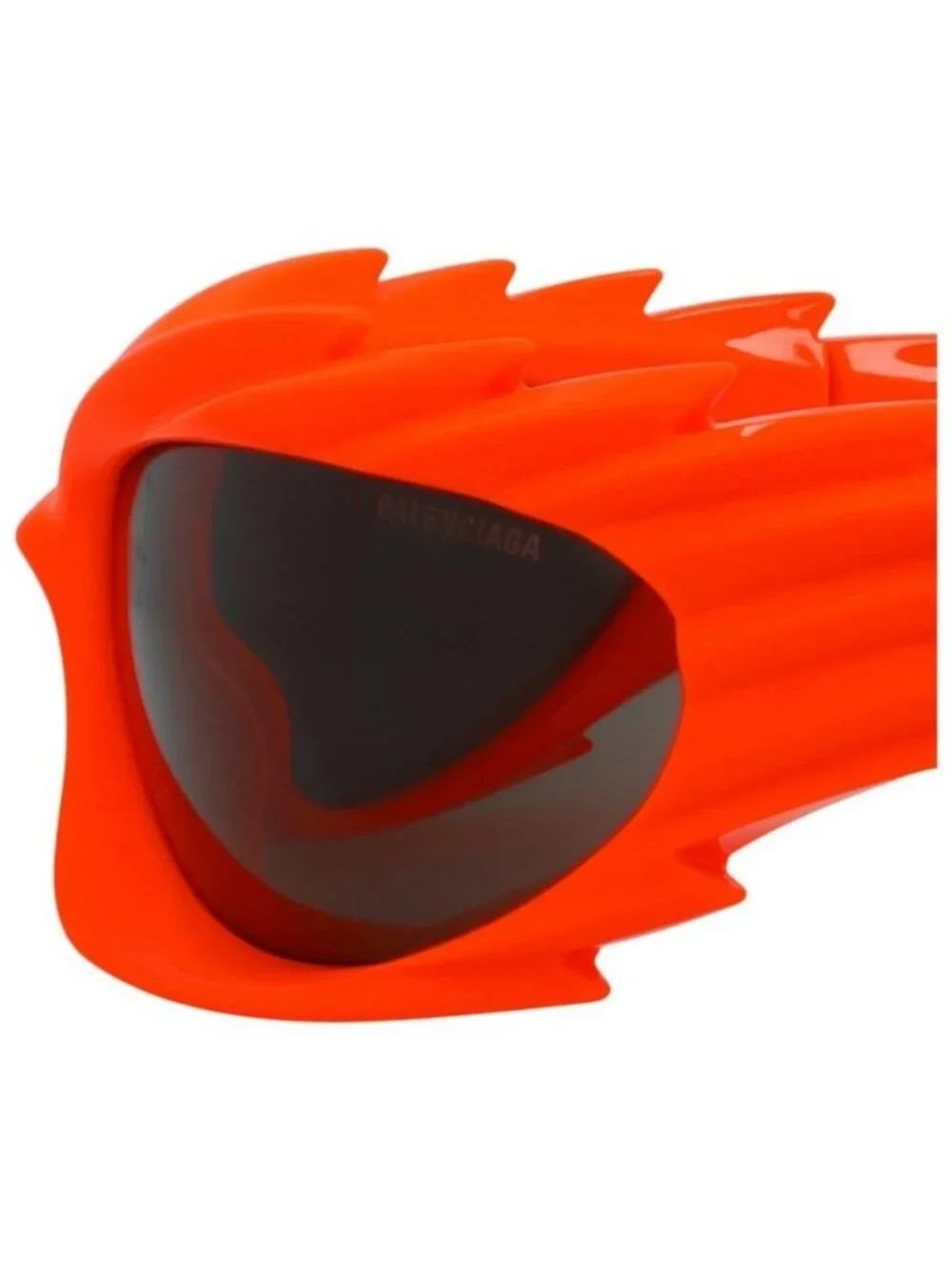 New Balenciaga Unisex Shield/Wrap Orange Orange Grey Fashion Designer Sunglasses